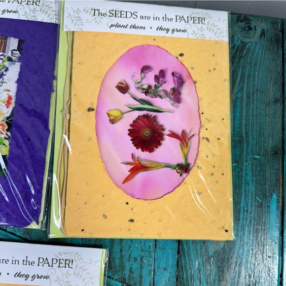 Leanin' Tree Misc Greeting Cards Plant Seeds Plantable Card Lot of 5 - Picture 6 of 13